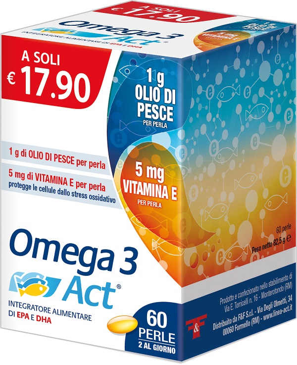 OMEGA 3 ACT 1G 60 PERLE - Farmasanitas 
