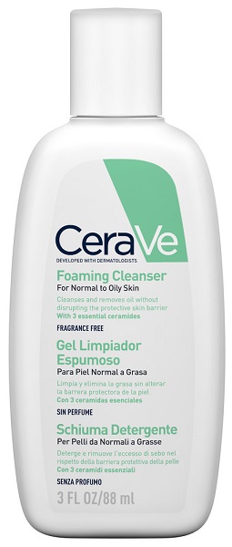 CERAVE SCHIUMA DETERGENTE VISO 88 ML - Farmasanitas 
