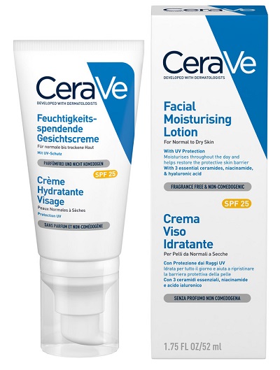 CERAVE CREMA VISO IDRATANTE SPF25 52 ML - Farmasanitas 