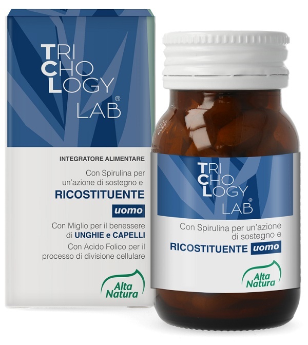 TRICHOLOGY LAB 50 COMPRESSE UOMO ANTICADUTA - Farmasanitas 