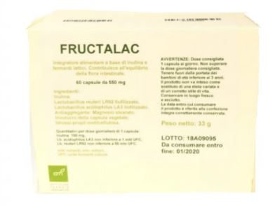 FRUCTALAC 60 CAPSULE - Farmasanitas 