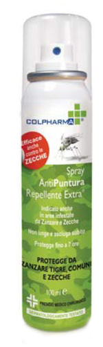 COLPHARMA ANTIPUNTURA ZANZARE E ZECCHE SPRAY - Farmasanitas 