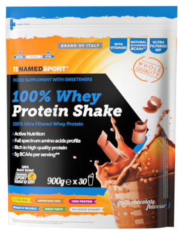 100% WHEY PROTEIN SHAKE MILK CHOCOLATE 900 G - Farmasanitas 