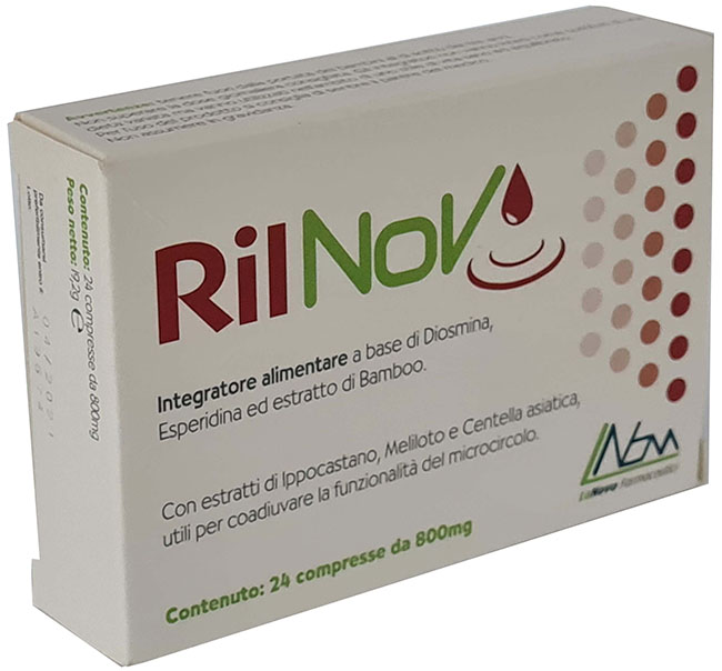RILNOV 24 COMPRESSE 800 MG - Farmasanitas 