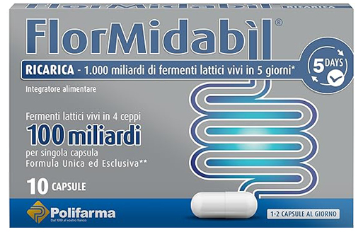 FLORMIDABIL RICARICA 10 CAPSULE - Farmasanitas 
