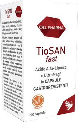 TIOSAN FAST 60 CAPSULE GASTRORESISTENTI SENZA GLUTINE SENZA LATTOSIO - Farmasanitas 