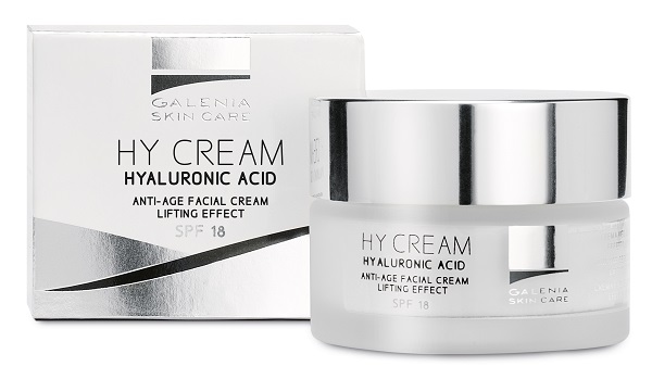 HY CREAM CREMA VISO ANTIAGE CON ACIDO HYALURONICO 10% SPF 18 50 ML - Farmasanitas 