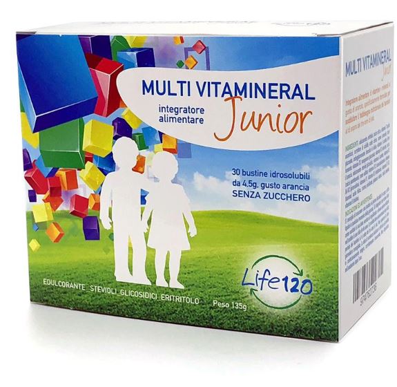 MULTI VITAMINERAL JUNIOR 30 BUSTINE - Farmasanitas 