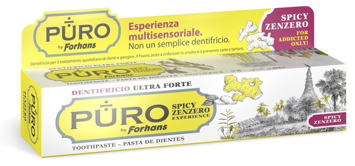 DENTIFRICIO PURO SPICY ZENZERO 75 ML - Farmasanitas 