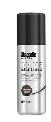 BIOSCALIN NUTRICOLOR SPRAY COLORE ISTANTANEO CASTANO SCURO 75 ML - Farmasanitas 