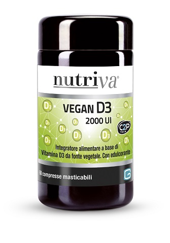 NUTRIVA VEGAN D3 60 COMPRESSE 2000 UI - Farmasanitas 