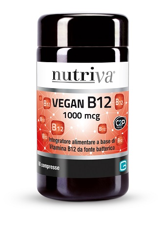 NUTRIVA VEGAN B12 60 COMPRESSE 1000MCG - Farmasanitas 