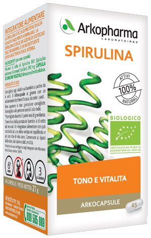 ARKO CAPSULE SPIRULINA BIO 45 CAPSULE - Farmasanitas 