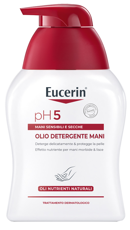 EUCERIN PH5 OLIO DETERGENTE MANI SECCHE E SCREPOLATE 250 ML - Farmasanitas 