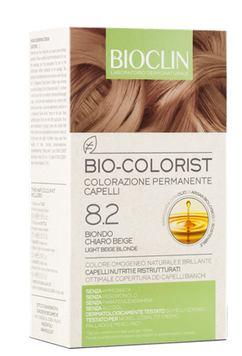 BIOCLIN BIO COLORIST 8,2 BIONDO CHIARO BEIGE - Farmasanitas 