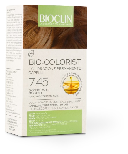 BIOCLIN BIO COLORIST 7,45 BIONDO RAME MOGANO - Farmasanitas 