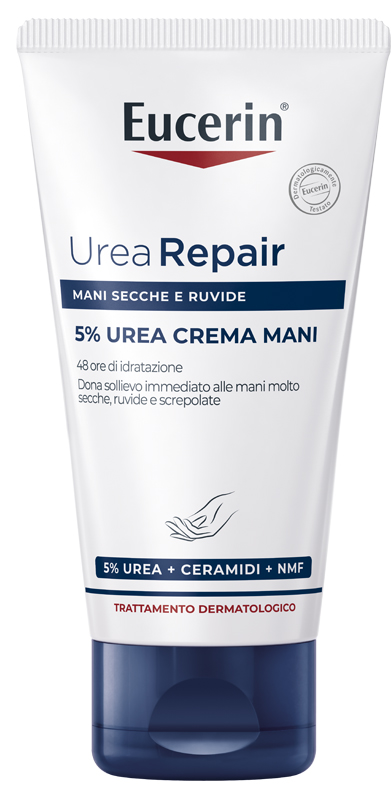 EUCERIN UREAREPAIR CREMA MANI 5% 75 ML - Farmasanitas 