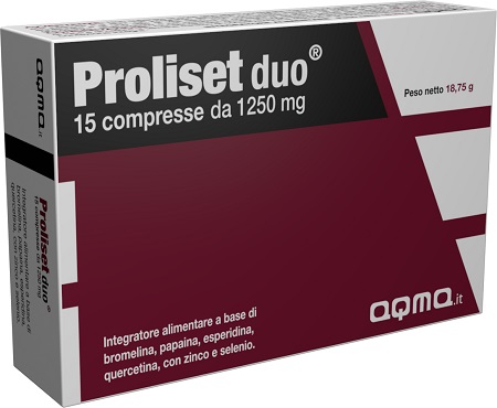 PROLISET DUO 15 COMPRESSE - Farmasanitas 