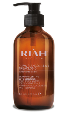 RIAH OLIVA BIANCOLILLA TREALOSIO SHAMPOO LENITIVO 200 ML - Farmasanitas 