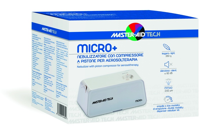 NEBULIZZATORE PISTONE MASTER-AID TECH MICRO+ - Farmasanitas 
