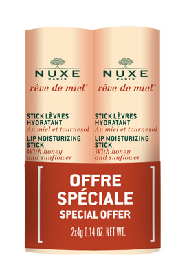NUXE REVE DE MIEL DUO STICK LABBRA IDRATANTE 2X4 G - Farmasanitas 
