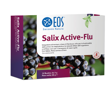 EOS SALIX ACTIVE-FLU 12 BUSTINE GUSTO ARANCIO - Farmasanitas 
