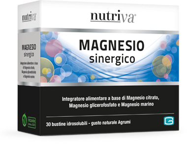 NUTRIVA MAGNESIO SINERGICO 30 BUSTINE - Farmasanitas 