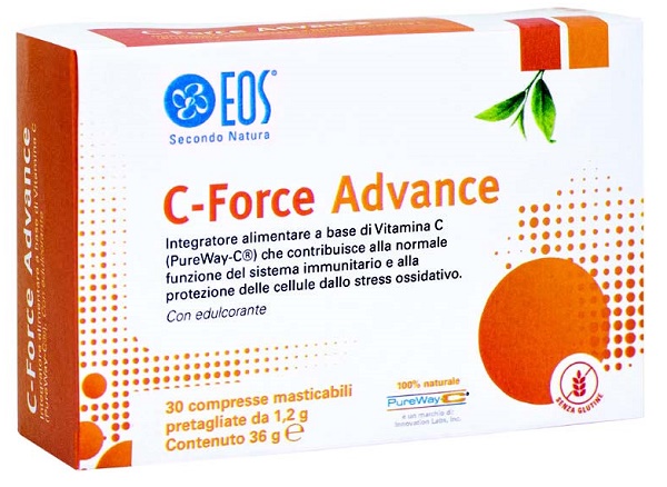 EOS C FORCE ADVANCE 30 COMPRESSE MASTICABILI PRETAGLIATE - Farmasanitas 