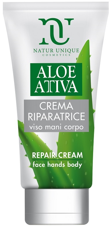 ALOE ATTIVA CREMA RIPARATRICE 150 ML NATUR UNIQUE - Farmasanitas 
