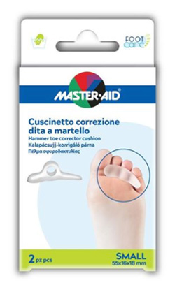 CORRETTORE DITA A MARTELLO MASTER-AID FOOTCARE SMALL 2 PEZZI C12 - Farmasanitas 