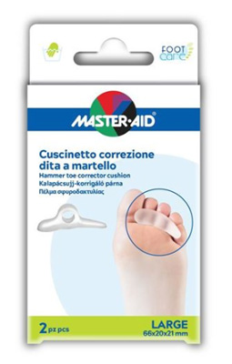 CORRETTORE DITA A MARTELLO MASTER-AID FOOTCARE LARGE 2 PEZZI C13 - Farmasanitas 