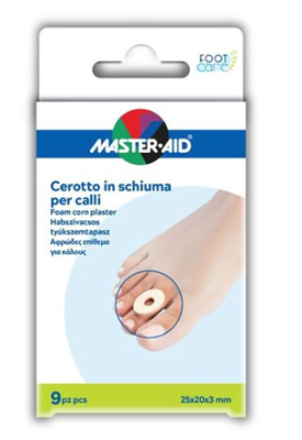 CEROTTO CALLI MASTER-AID FOOTCARE IN SCHIUMA PU 3 MM 9 PEZZI B9 - Farmasanitas 