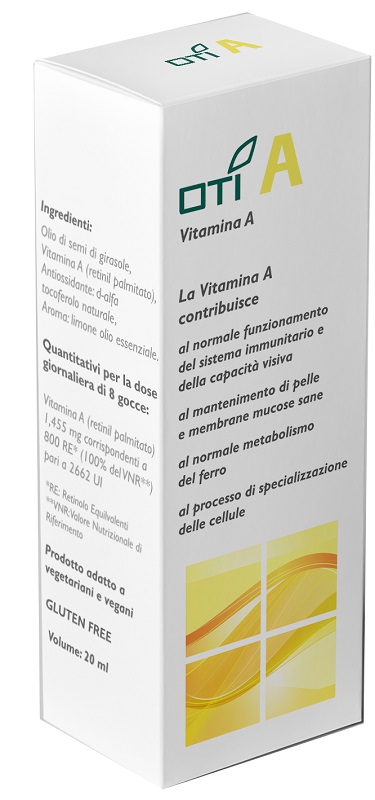 OTI A VITAMINA A GOCCE 20 ML - Farmasanitas 