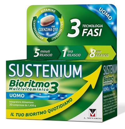 SUSTENIUM BIORITMO3 UOMO ADULTO 30 COMPRESSE - Farmasanitas 