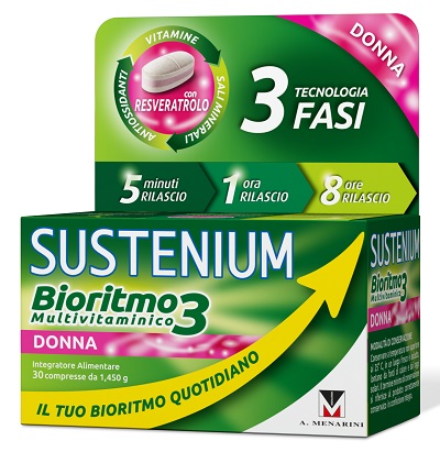 SUSTENIUM BIORITMO3 DONNA ADULTA 30 COMPRESSE - Farmasanitas 