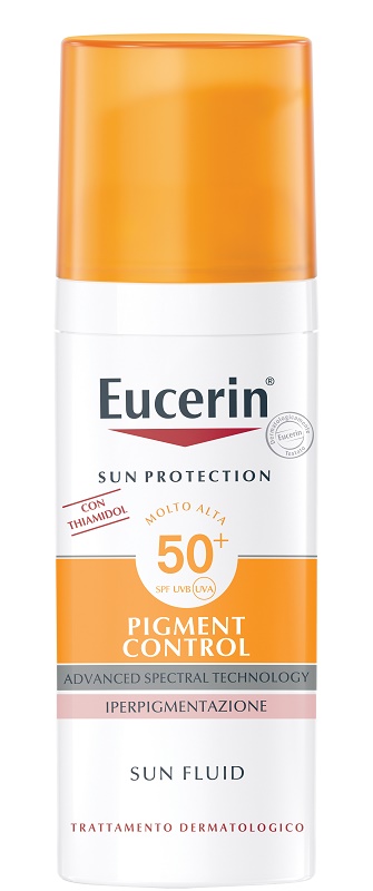 EUCERIN SUN PROTECTION SPF 50+ PIGMENT CONTROL SUN FLUID 50 ML - Farmasanitas 