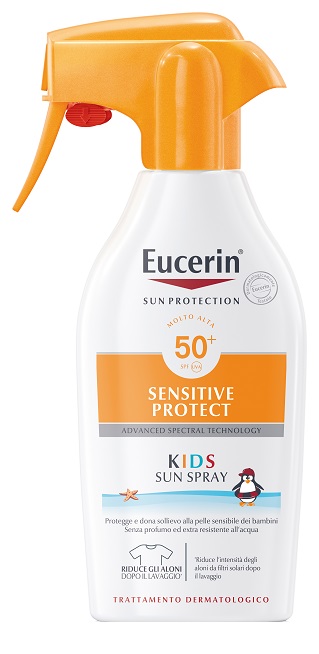 EUCERIN SUN PROTECTION SPF 50+ SENSITIVE PROTECT KIDS SUN SPRAY 300 ML - Farmasanitas 