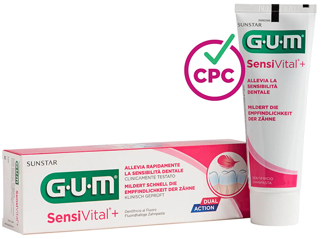 GUM SENSIVITAL + DENTIFRICIO 75 ML - Farmasanitas 