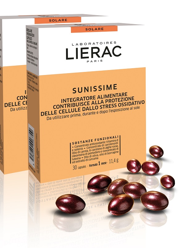LIERAC SUNISSIME 60 CAPSULE 1+1 - Farmasanitas 