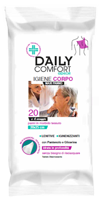 DAILY COMFORT SENIOR PANNI IGIENE CORPO 24 PEZZI - Farmasanitas 