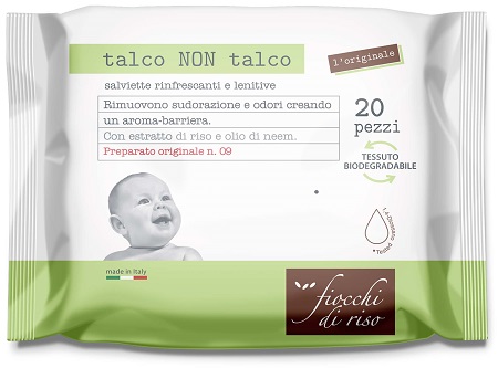 FIOCCHI DI RISO SALVIETTE TALCO NON TALCO - Farmasanitas 