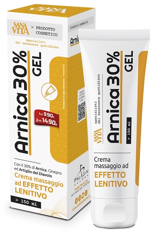 SANAVITA ARNICA 30% GEL 150 ML - Farmasanitas 