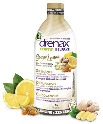 DRENAX FORTE PLUS GINGER LEMON 750 ML - Farmasanitas 