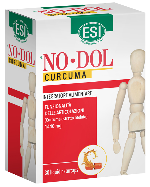 ESI NO DOL CURCUMA 30 NATURCAPS LIQUID - Farmasanitas 