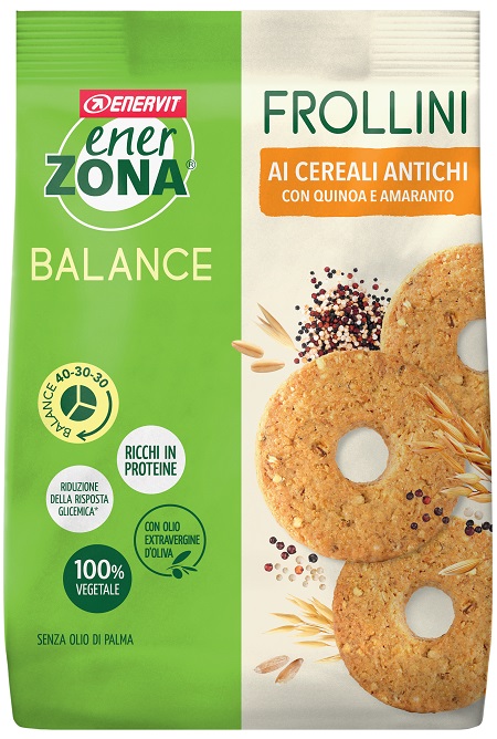 ENERZONA FROLLINI VEG CEREALI ANTICHI 250 G - Farmasanitas 
