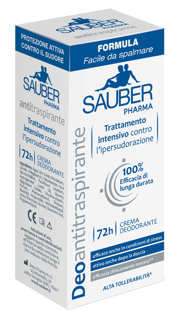SAUBER DEOANTITRASPIRANTE 72H CREMA 30 ML - Farmasanitas 