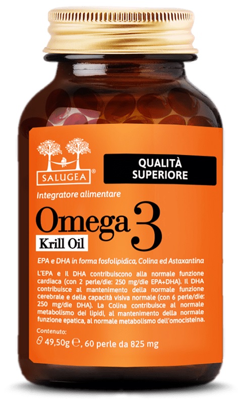 SALUGEA OMEGA 3 KRILL OIL 60 PERLE - Farmasanitas 