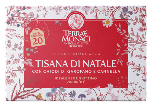 TERRAE MONACI TISANA DI NATALE TISANA BIOLOGICA 20 FILTRI - Farmasanitas 