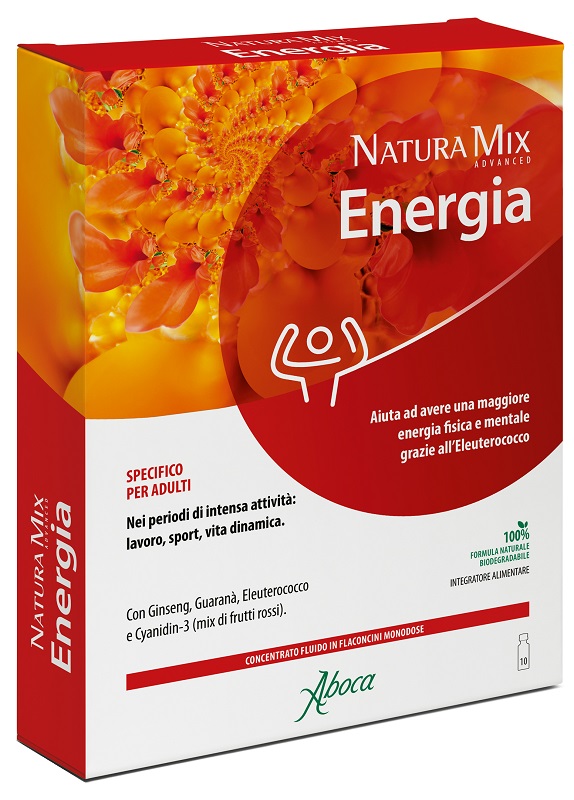 NATURA MIX ADVANCED ENERGIA 10 FLACONCINI DA 15 G - Farmasanitas 
