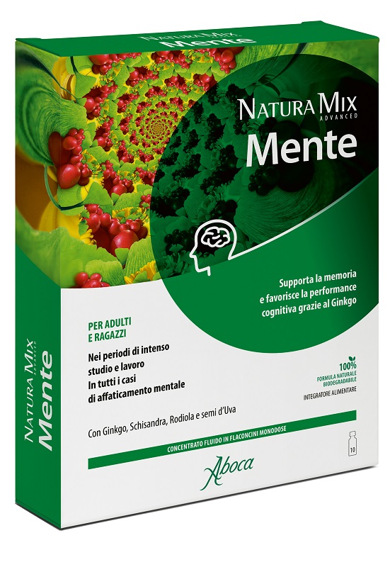 NATURA MIX ADVANCED MENTE 10 FLACONCINI - Farmasanitas 